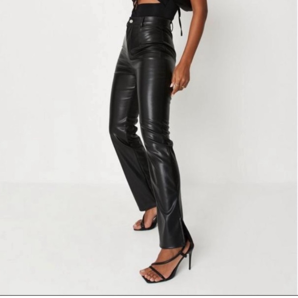 Misguided leather pants brand new with tags size US 2